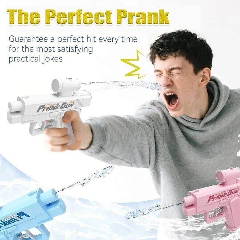 Prank Two-Way Water Gun, Prank Squirt Gun from Front and Back, Creative Pranks Battle Toy for Summer Water Fighting Activities