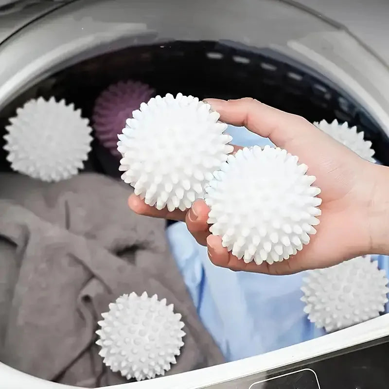 12Pcs Reusable Spiky Dryer Balls - Efficient Drying Fabric Softener Alternative for Laundry