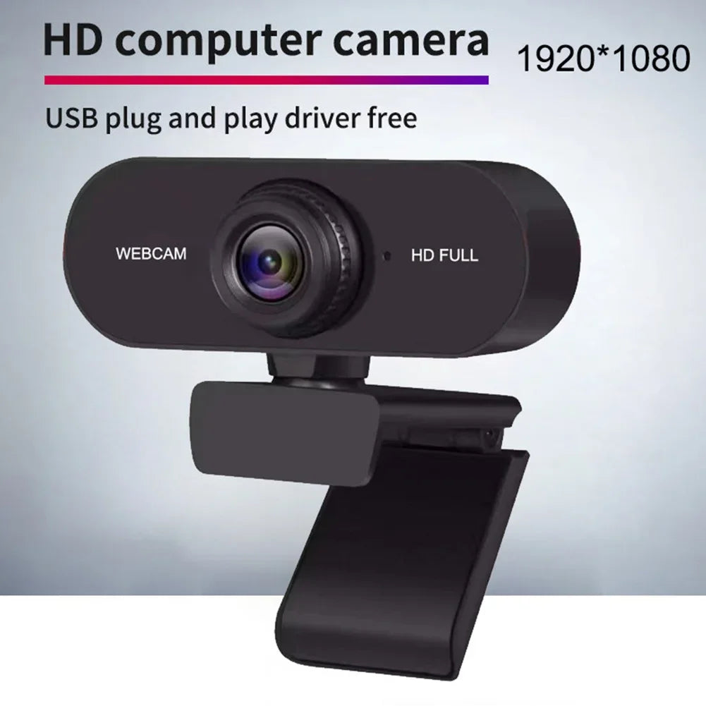 2K Mini Webcam with Microphone – FHD 1080P Web Camera for PC, Laptop, Live Streaming & Video Calls