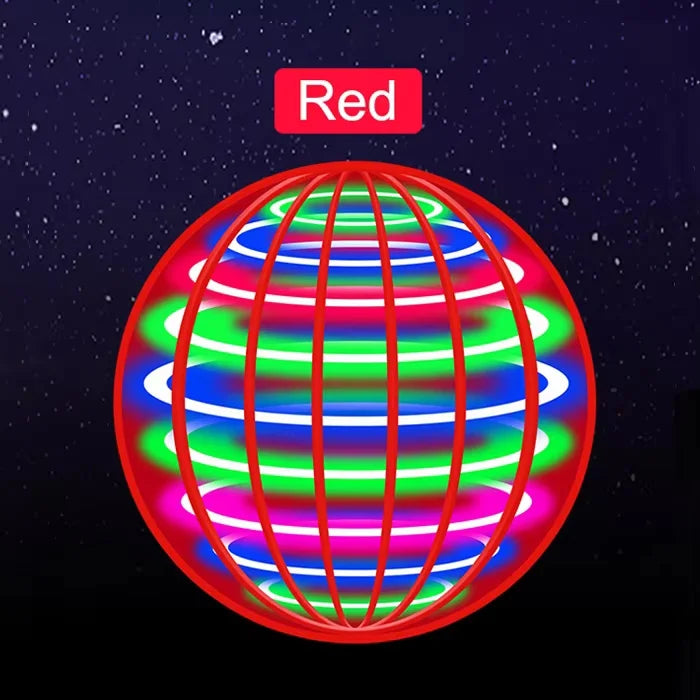 LED UFO Flying Ball Toy — Auto-Spinning Light-Up Magic Fan Ball