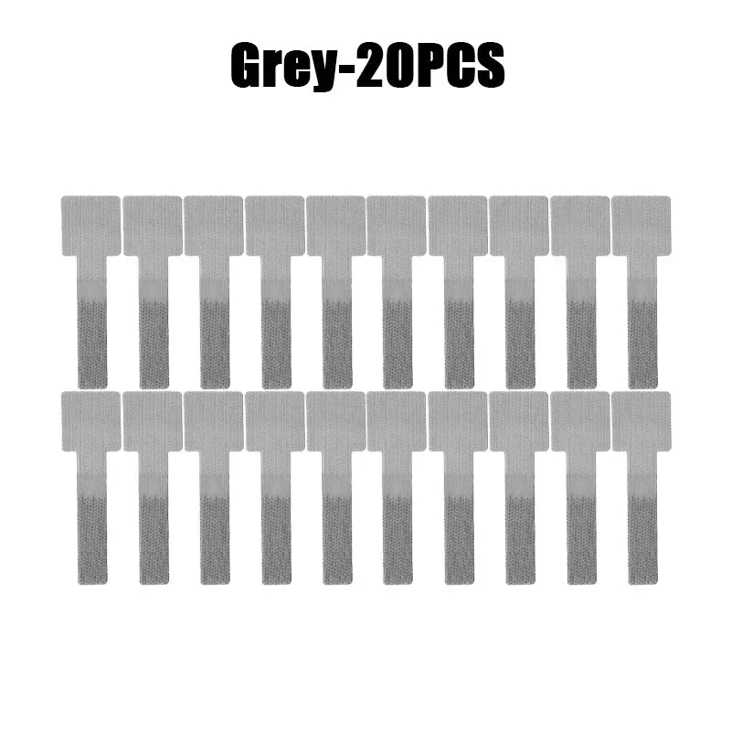 Reusable Self-Adhesive Cable Ties – Adjustable Wire & Cord Organiser Straps for Desk Management